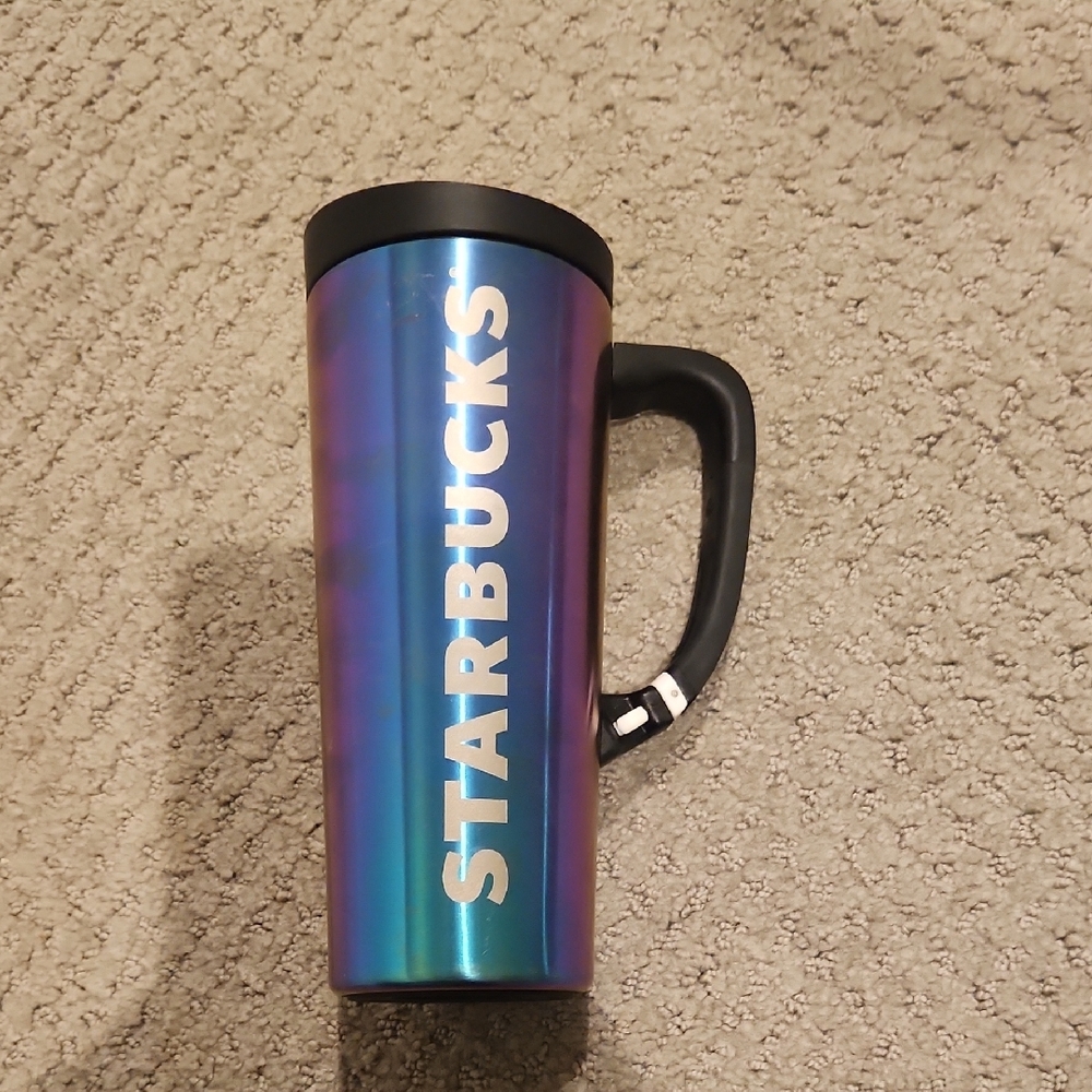 Starbucks Iridescent Travel Mug. Starbucks "Clip&Sip" Double Walled Tumbler 16oz
